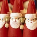 Traditional Crhistmas tree decoration, Santa Claus, Ore Mountains. Germany