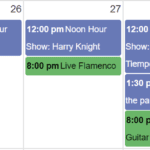Flamenco Festival Schedule