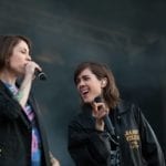 Teagan and Sara laughing