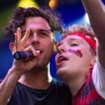 Up close Arkells with guitarist