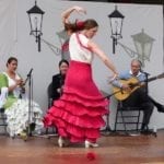 Victoria Flamenco Festival dancing