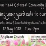 Lawnsale FB bring your yardsale 2018