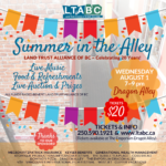 Horizontal Flyer Summer in the Alley