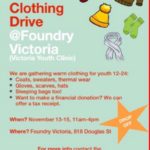 Monarch Furnishings clothing drive poster
