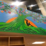 Mural at new Russell Books