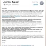response from U of A