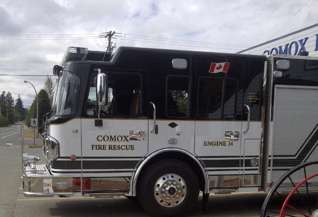 Comox Fire Rescue Elderly couple found deceased following house fire in Comox on Friday