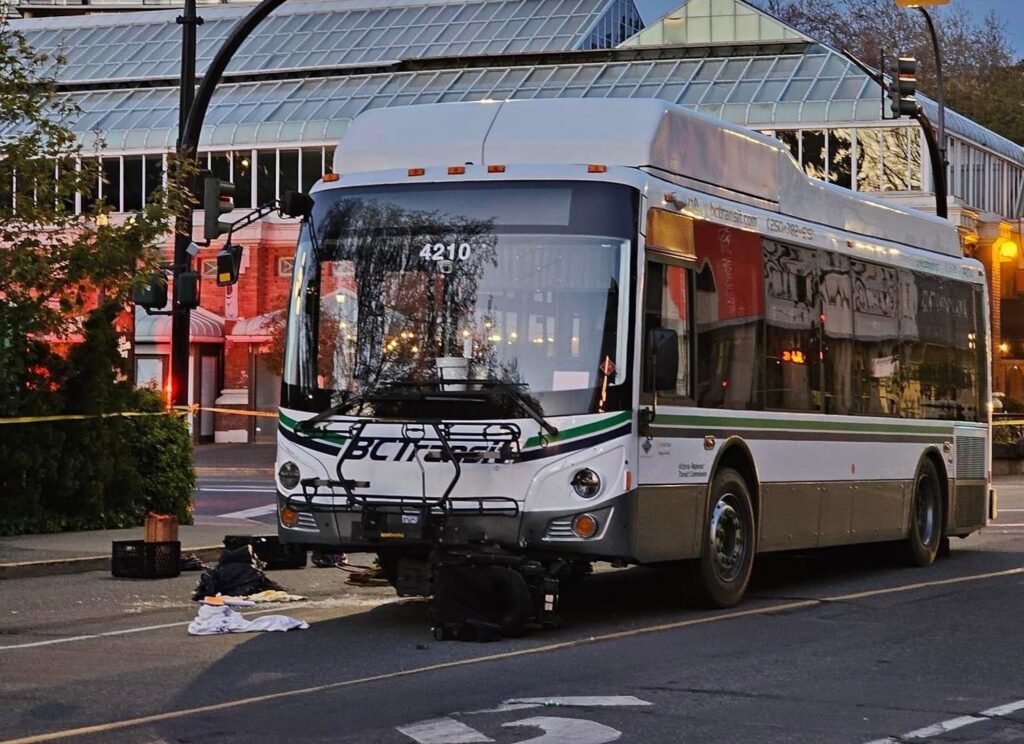 Pedestrian suffers serious injuries after being struck by BC Transit bus