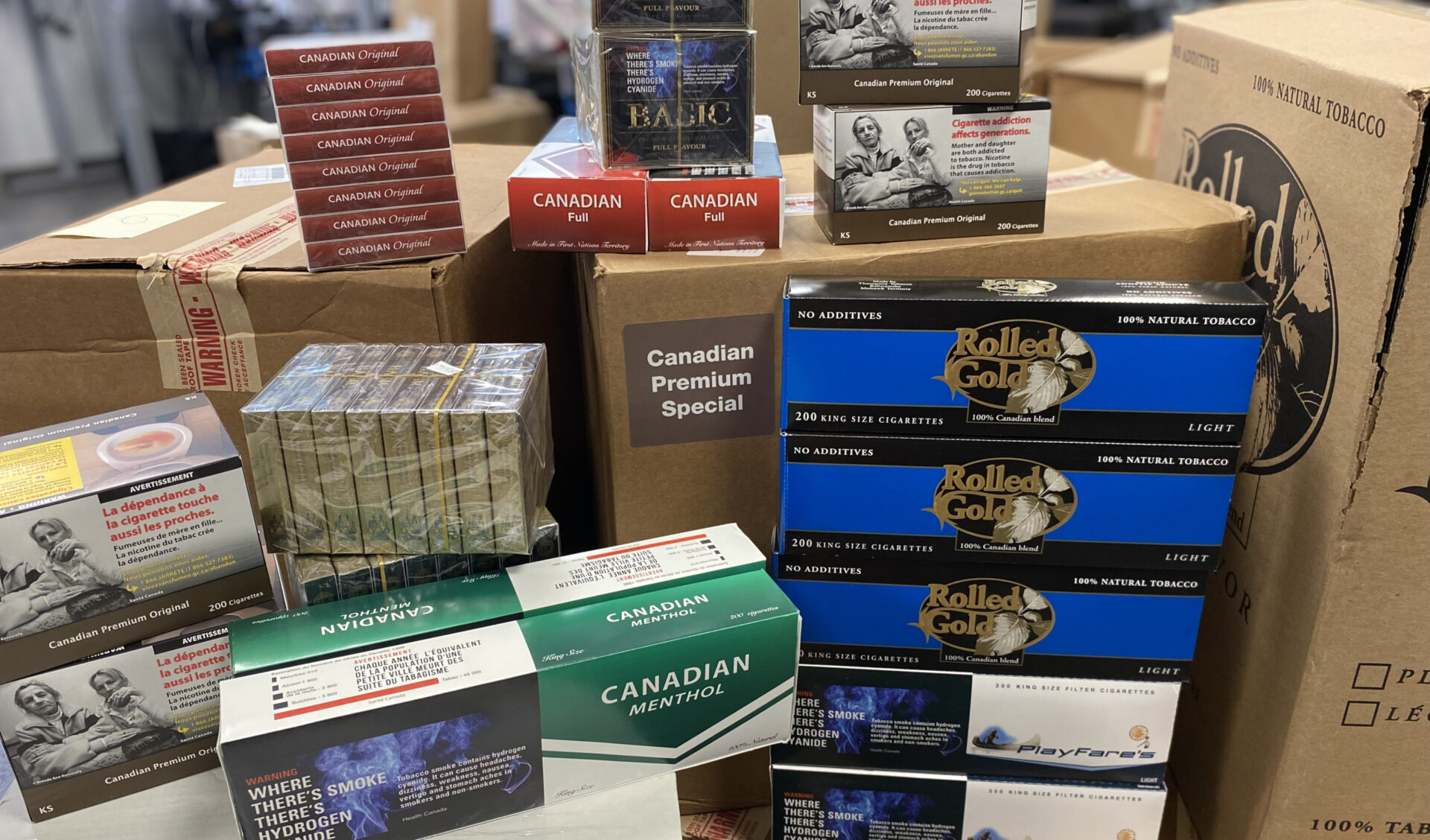 What are the primary targets of current customs seizures?