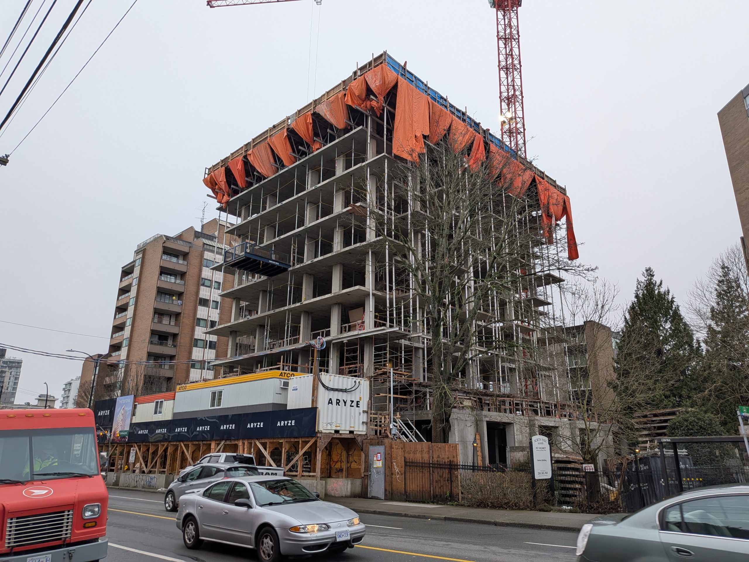 Victoria development on Quadra fined for starting work outside of permissible hours