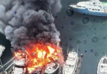 Early morning marina fire destroys multiple vessels in Sidney