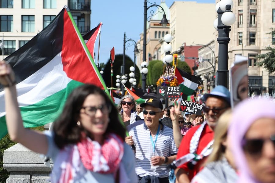 VicPD to scale back support for weekly Palestine marches in Victoria