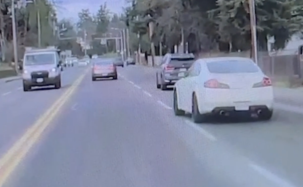 Two vehicles impounded after dashcam captures alleged street racing in ...