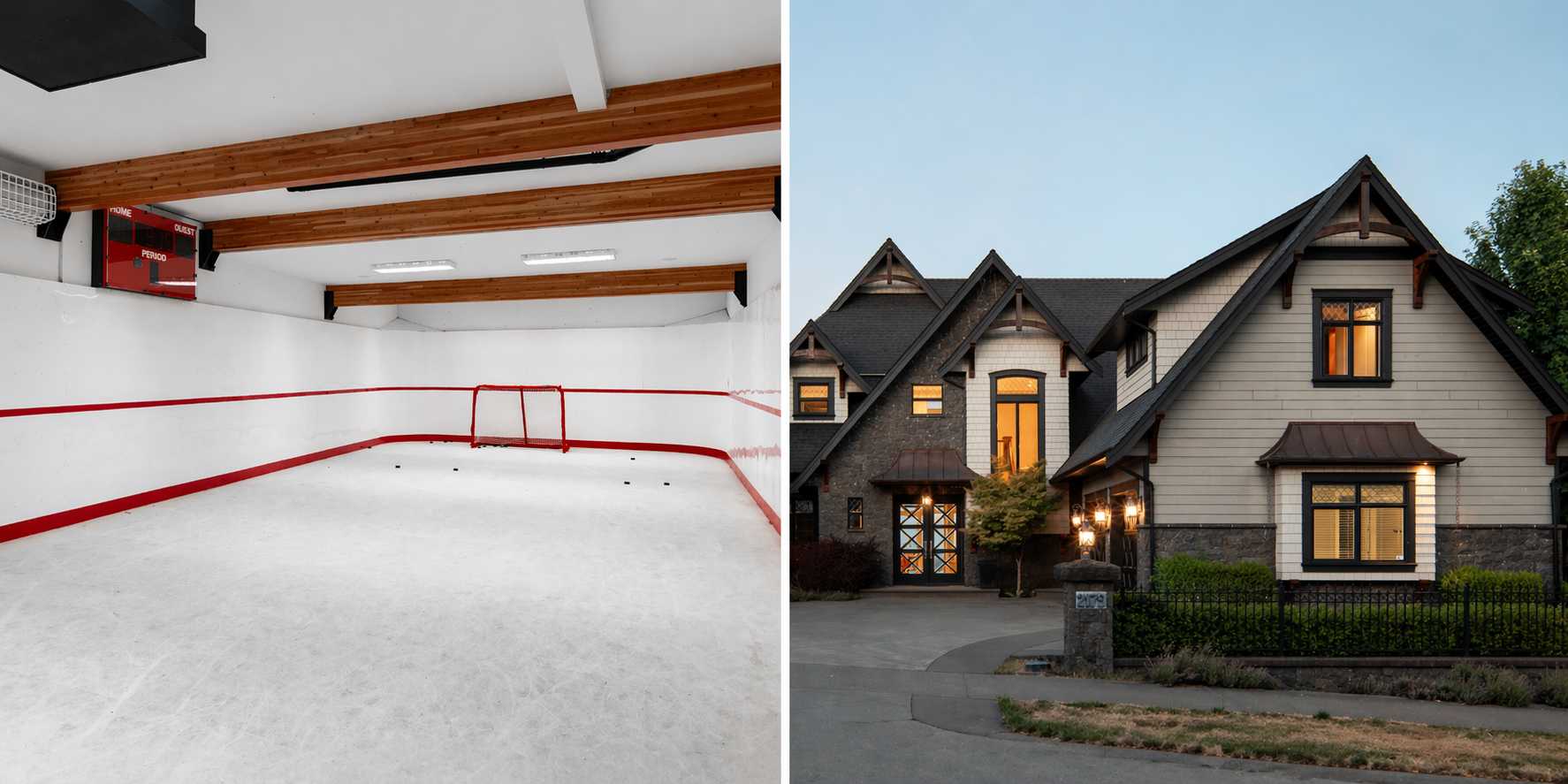 This Langford home comes with its own private hockey rink and it's up ...