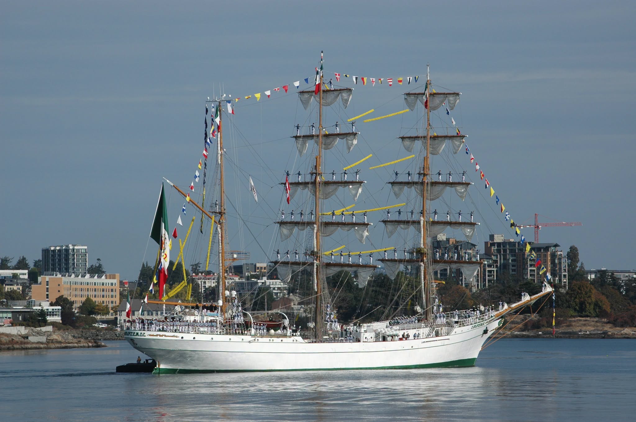 Here's more about the massive Mexican Navy tall ship spotted in Victoria